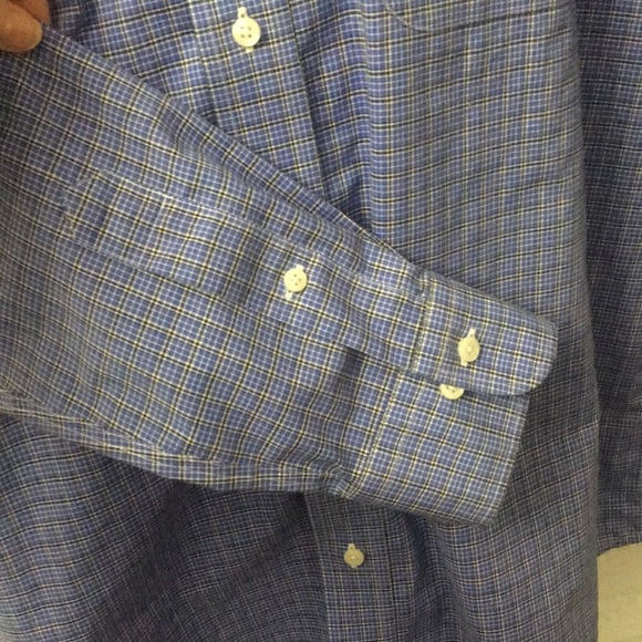 Ralph Lauren classic fit blue plaid shirt - Picture 7 of 9